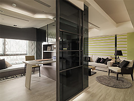 簡約客廳榻榻米裝修效果圖