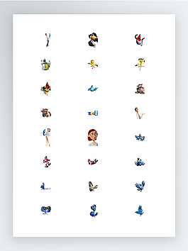 Rio2電影人物圖標集