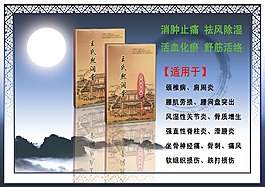 膏藥背景素材圖片