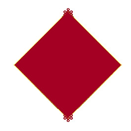 手繪紅色中國(guó)結(jié)元素