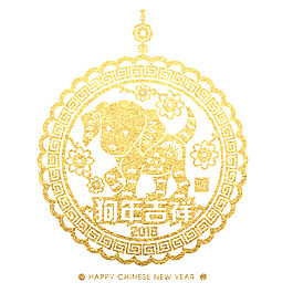 手繪春節(jié)花紋元素