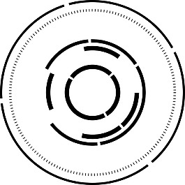 手繪線條圓圈元素