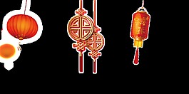 古典中國結喜慶素材