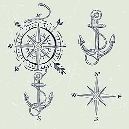 海盜航海矢量素材