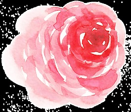 漸變鮮花卡通透明素材