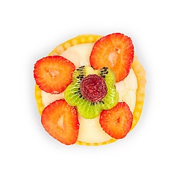 俯視圖水果草莓cupcakepsd源文件