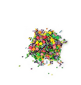 色彩繽紛各種形狀小糖果psd源文件