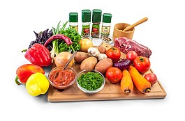 廚房烹飪用品蔬菜香料psd源文件