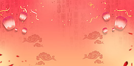 紅色古典風漸變喜慶背景