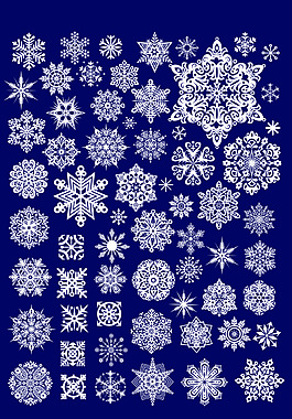 圣誕節(jié)雪花設(shè)計(jì)素材