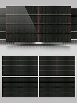 豎線電流交匯視頻素材