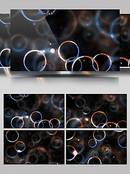 白光泡泡視頻素材