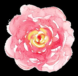 驚喜花蕊卡通透明素材