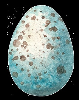 宇宙生蛋卡通透明素材