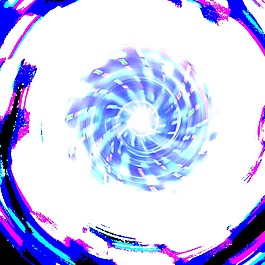 漸變炫光png透明素材