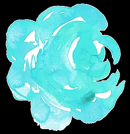 璀璨花蕊卡通透明素材