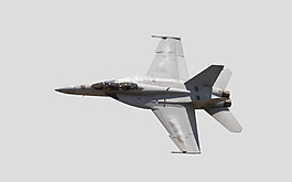 灰色軍用飛機(jī)免摳psd透明素材
