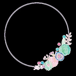 花蕊手環(huán)卡通透明素材