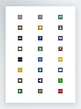 meto風(fēng)格的android圖標(biāo)