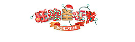 手繪圣誕節(jié)字體元素