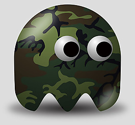 卡通軍用帽子免摳psd透明素材