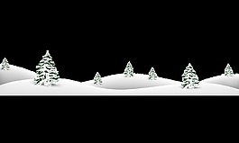 雪地裝飾元素