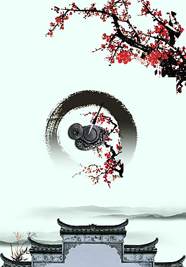 中國風(fēng)花朵背景設(shè)計