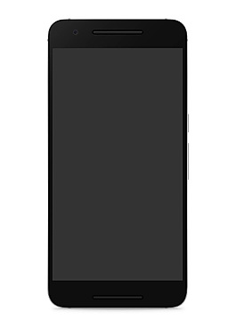 黑色谷歌手機模型sketch素材