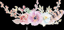 情人節(jié)元素花卉卡通透明裝飾素材