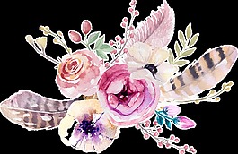時(shí)尚情人節(jié)花卉卡通透明裝飾素材