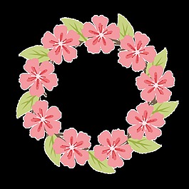 旋轉(zhuǎn)花枝卡通透明裝飾素材