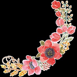 綠心花邊卡通透明裝飾素材
