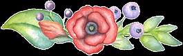 紅斑花瓣卡通透明裝飾素材