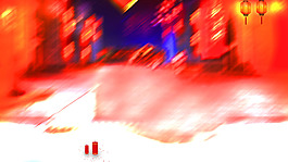 水墨模糊喜慶新年背景