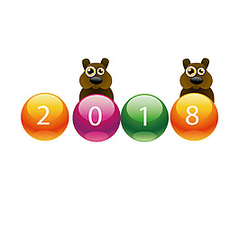 2018新年png元素素材