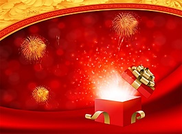 歡樂喜慶節(jié)日紅色背景psd源文件