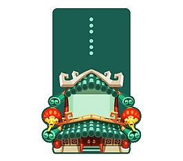 手繪節(jié)日燈籠元素