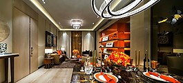 現(xiàn)代風(fēng)餐廳效果圖