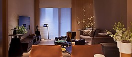 溫馨風簡約客廳電視機效果圖