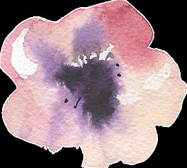 藝術(shù)涂鴉櫻花卡通水彩透明素材