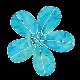 夢(mèng)幻時(shí)尚花卉卡通水彩透明素材