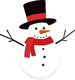 創(chuàng)意卡通雪人png元素素材