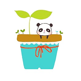 创意童趣黑猫png元素素材