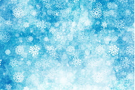 唯美雪花PSD和EPS雙格式廣告背景