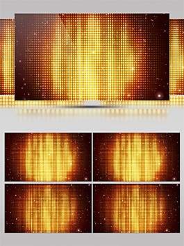 橘色暖系燈光高清視頻素材