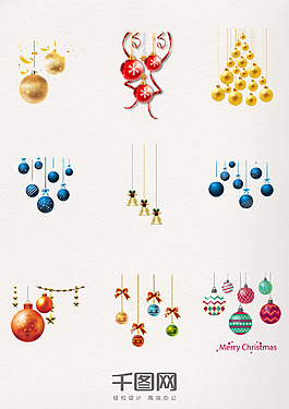 漂亮卡通圣誕節球形裝飾