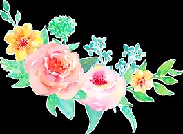 情人節(jié)元素花卉卡通透明素材