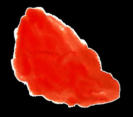 紅色涂鴉卡通透明素材