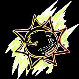 太陽卡通透明素材