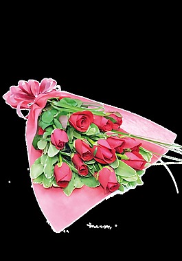 婚禮花朵卡通透明素材